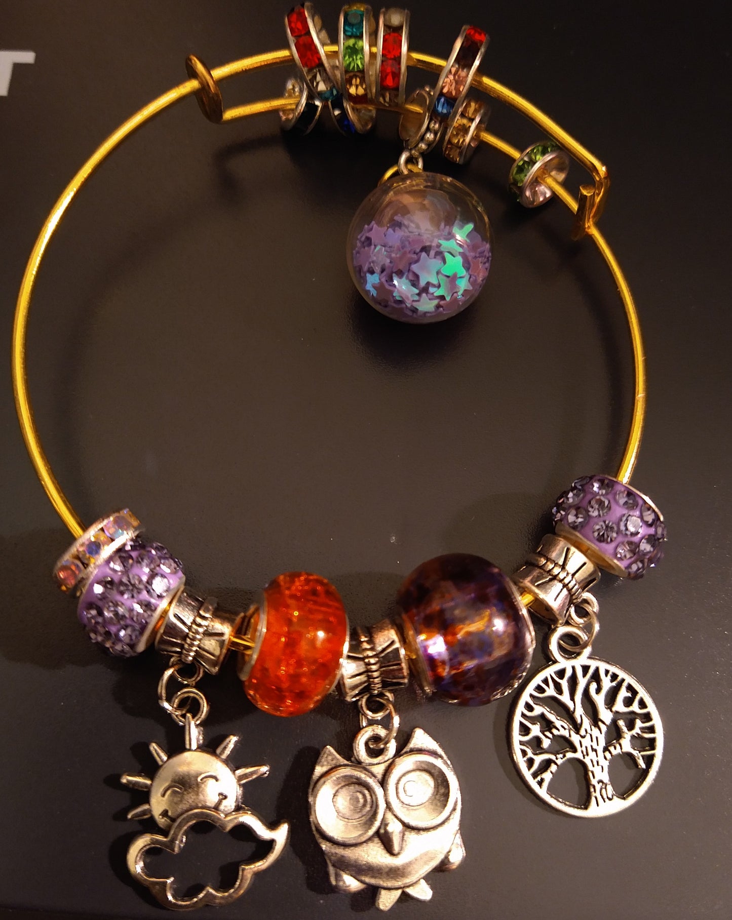 Charm Bracelet - Purple Ambition