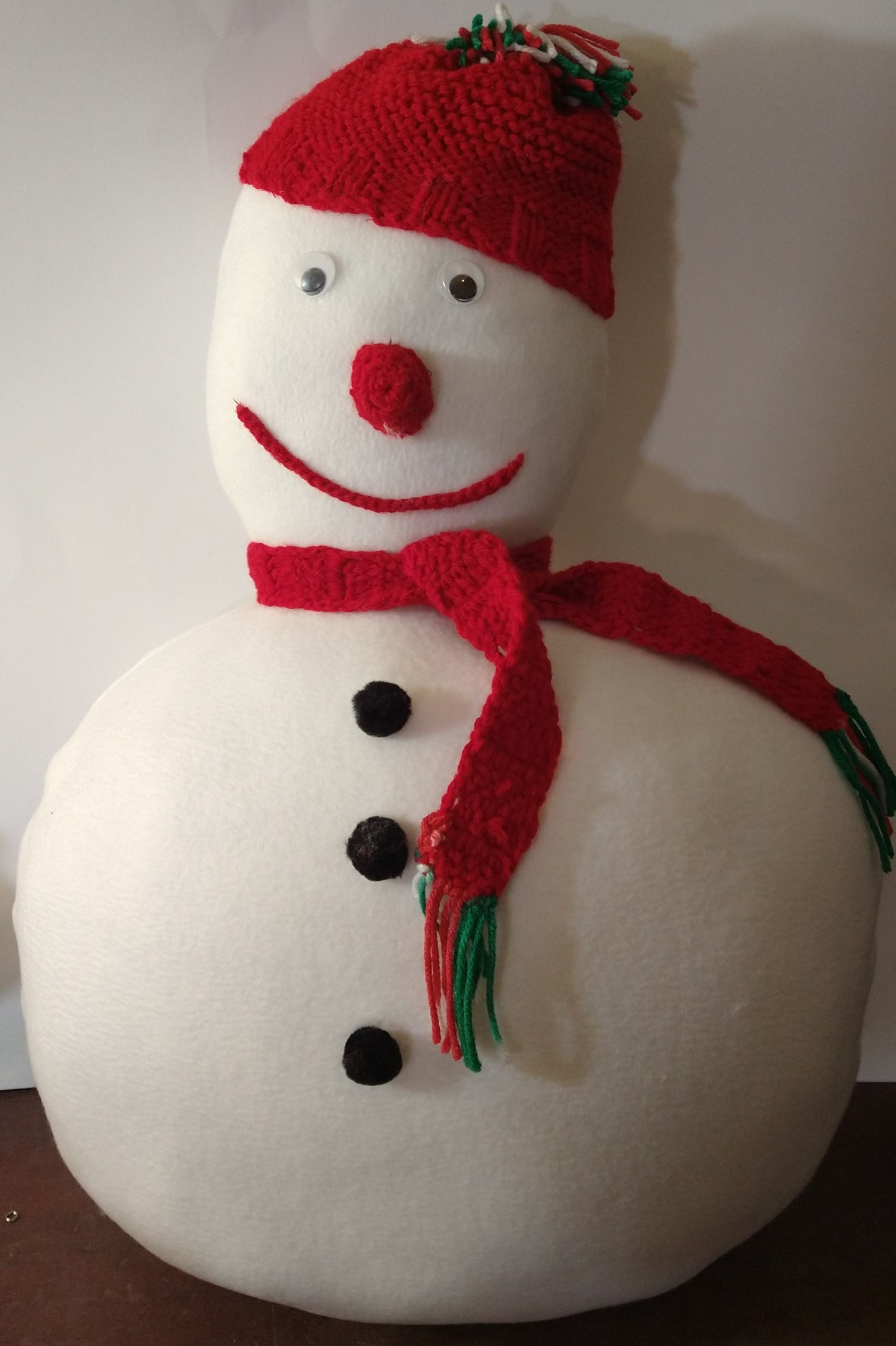 Pillow Snow Man