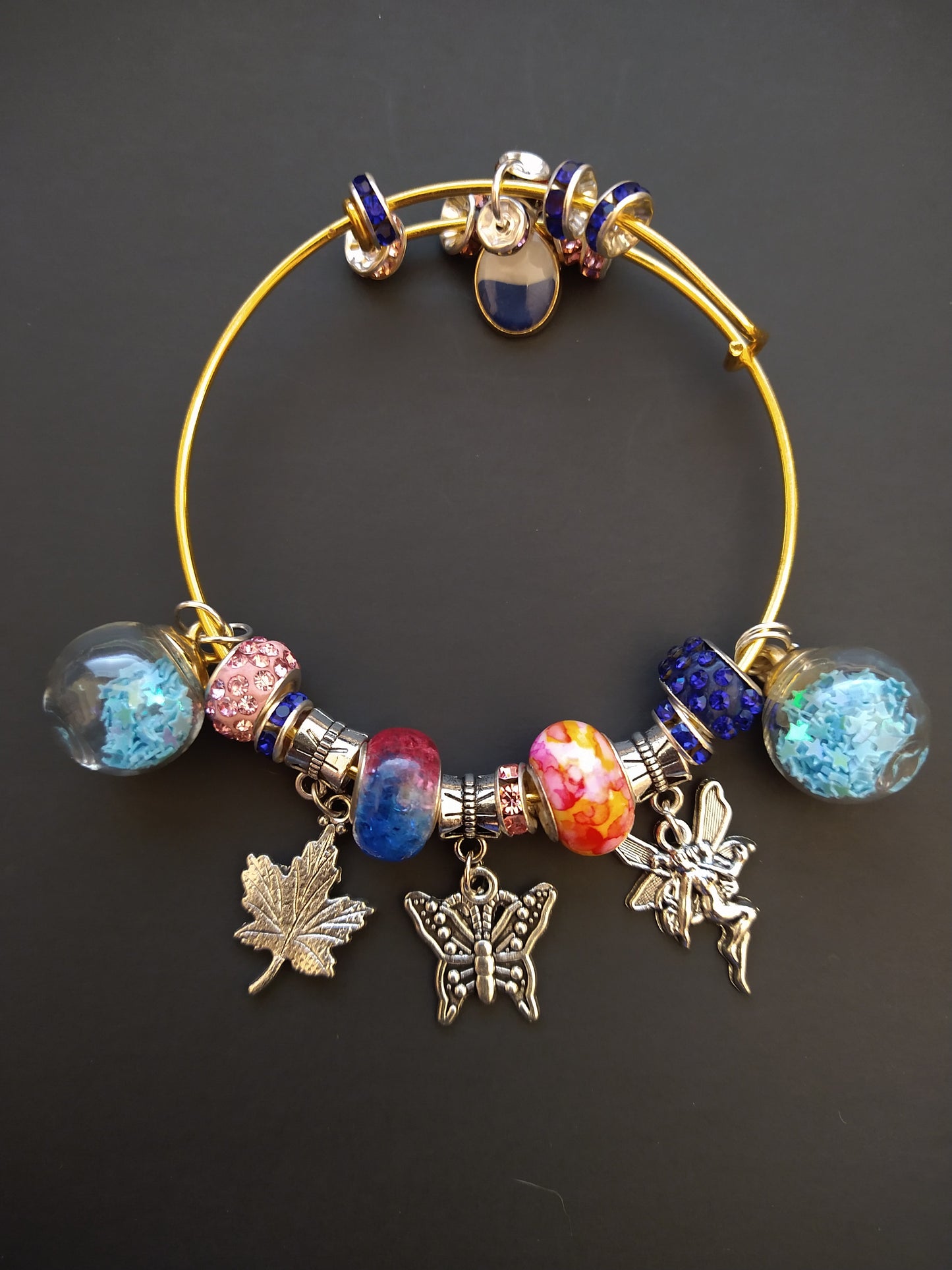 Charm Bracelet - Simply Blue