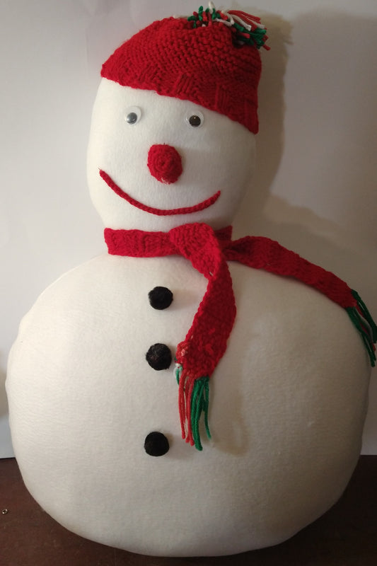 Pillow Snow Man